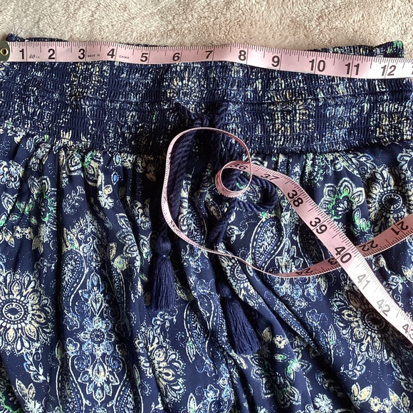 Aerie Harem Pants * Blue Paisley * Small - Picture 4 of 8